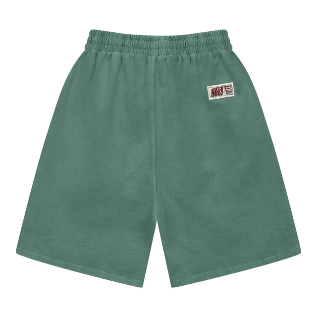GREEN BASIC SHORTS