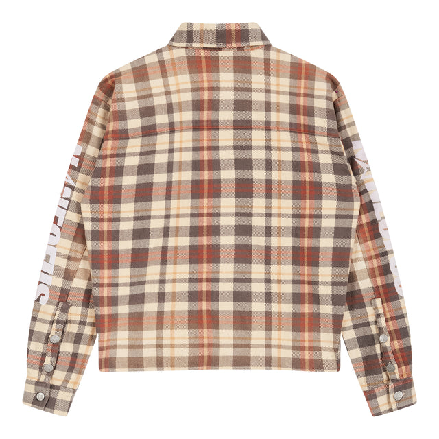 BEIGE NOFS FUGAZI FLANNEL