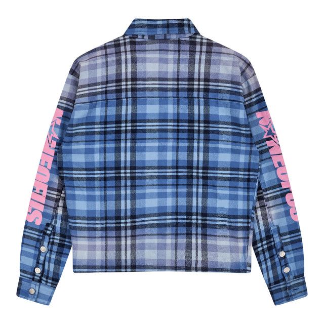BLUE NOFS FUGAZI FLANNEL