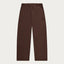 BROWN BASIC OPEN LEG JOGGER