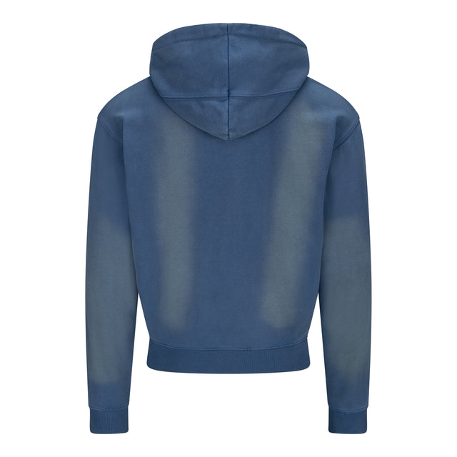 BLUE RHINESTONE HOODIE