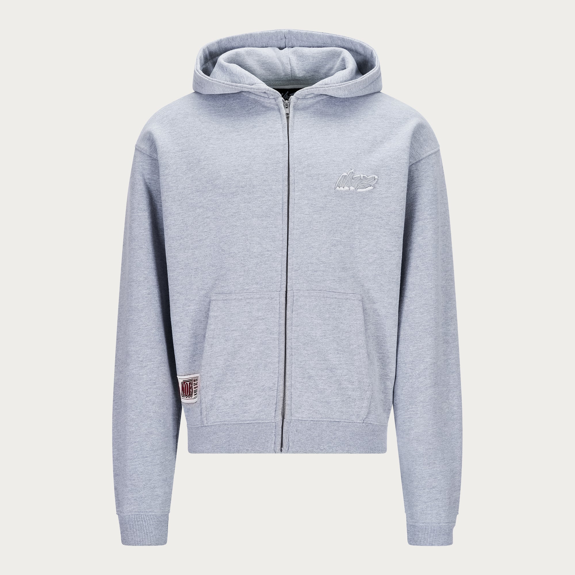 GREY ZIP HOODIE NONEOFUS » SHOP NOW!