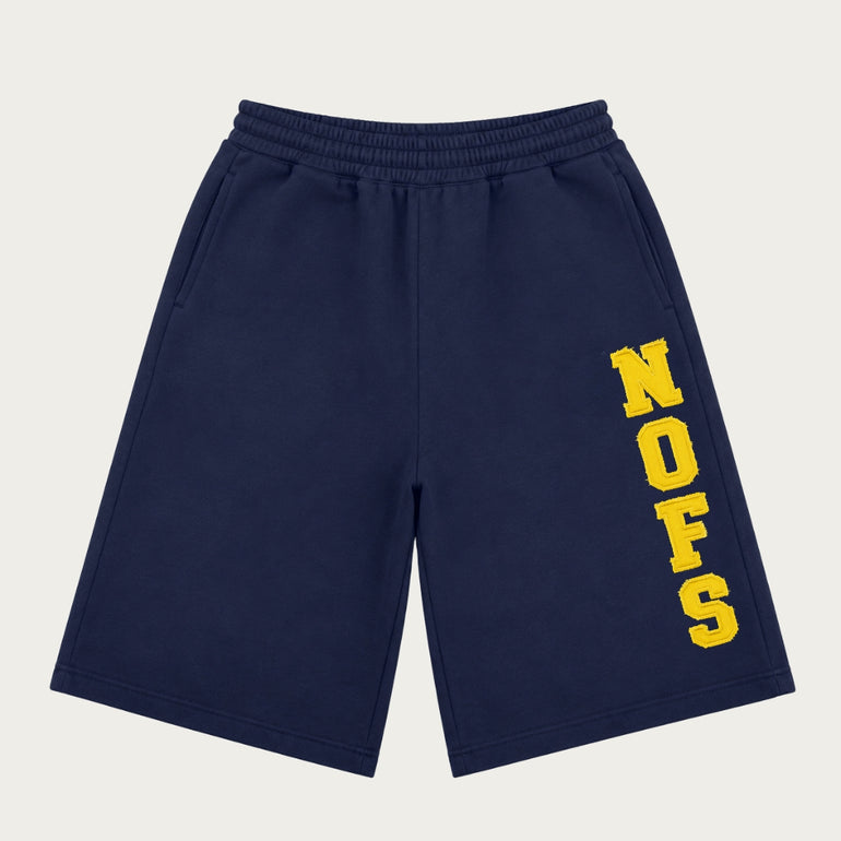 NAVY/YELLOW 3/4 SHORTS
