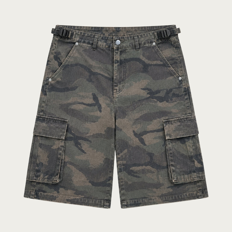 CAMO CARGO SHORTS