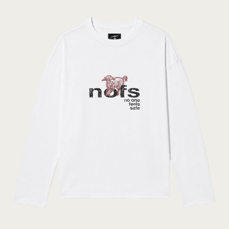 WHITE LAMB LONGSLEEVE