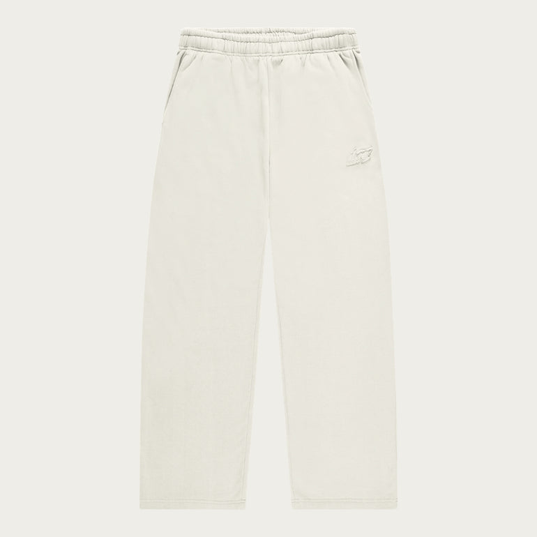 CREAM BASIC OPEN LEG JOGGER