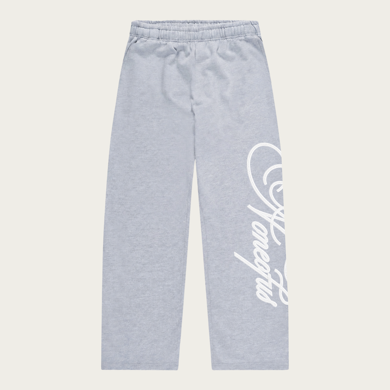 GREY SCRIPT JOGGER