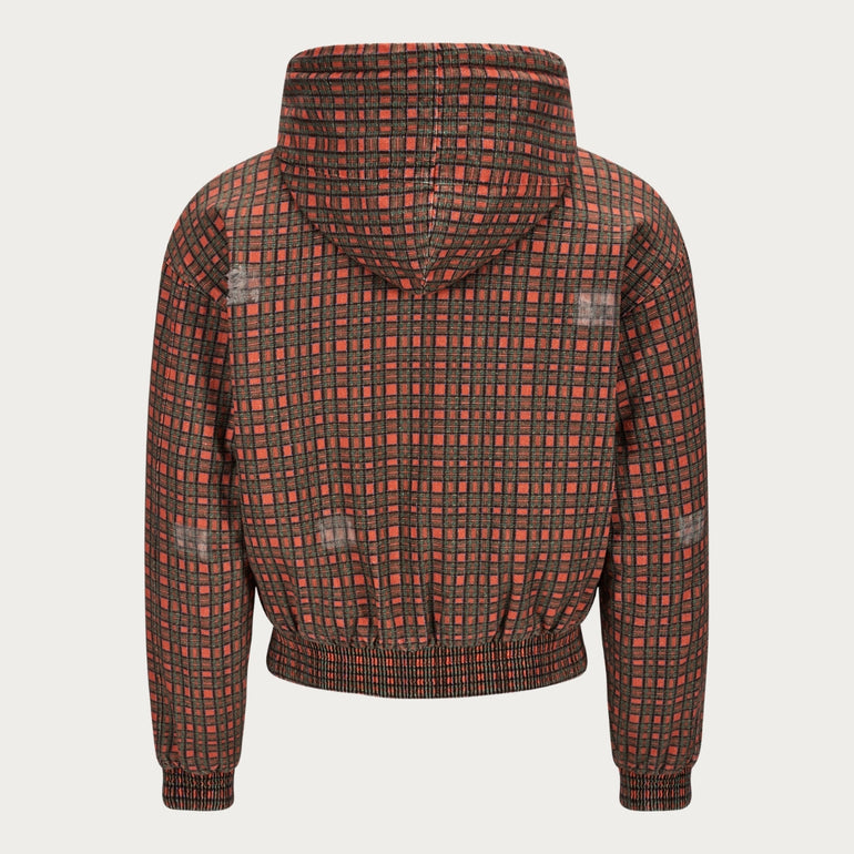 PADDED SCOTTISH FLANNEL JACKET