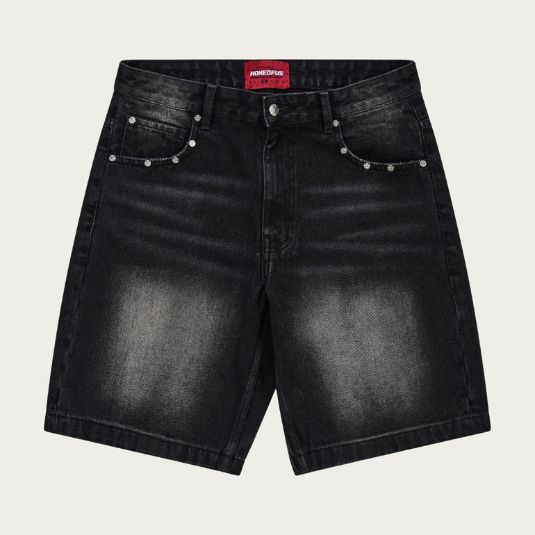 WASHED BLACK JORTS