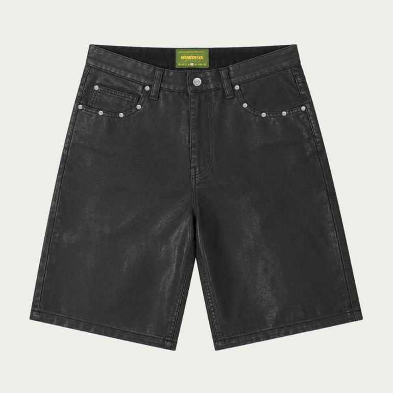 BLACK WAXED JORTS