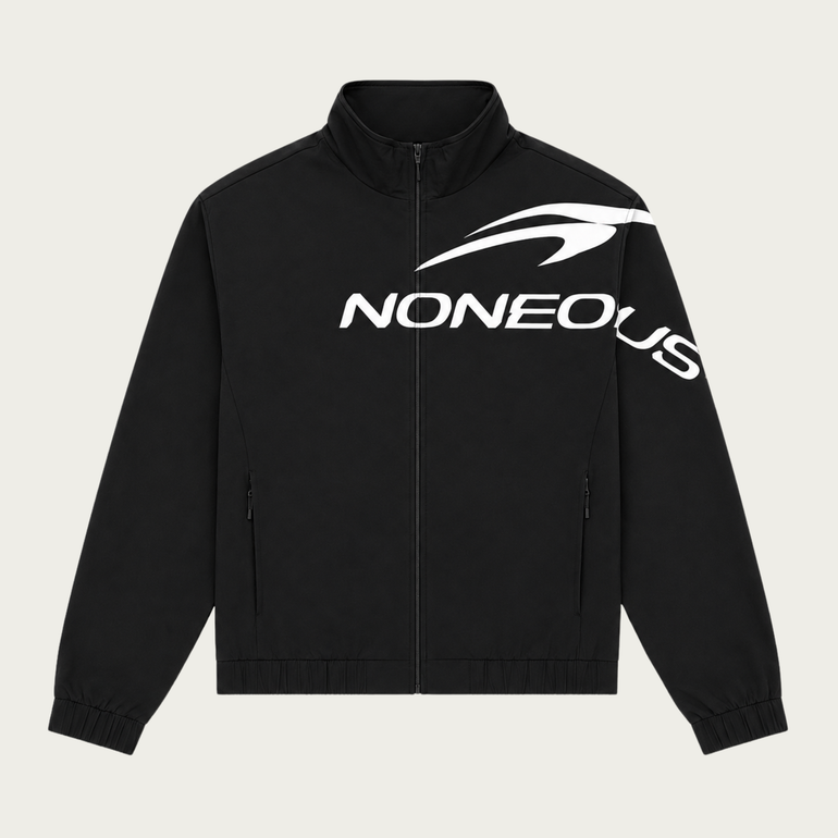 BLACK/WHITE SPORT NYLON JACKET