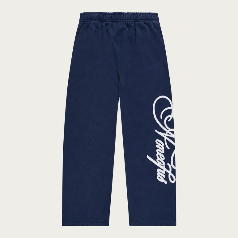 NAVY SCRIPT JOGGER