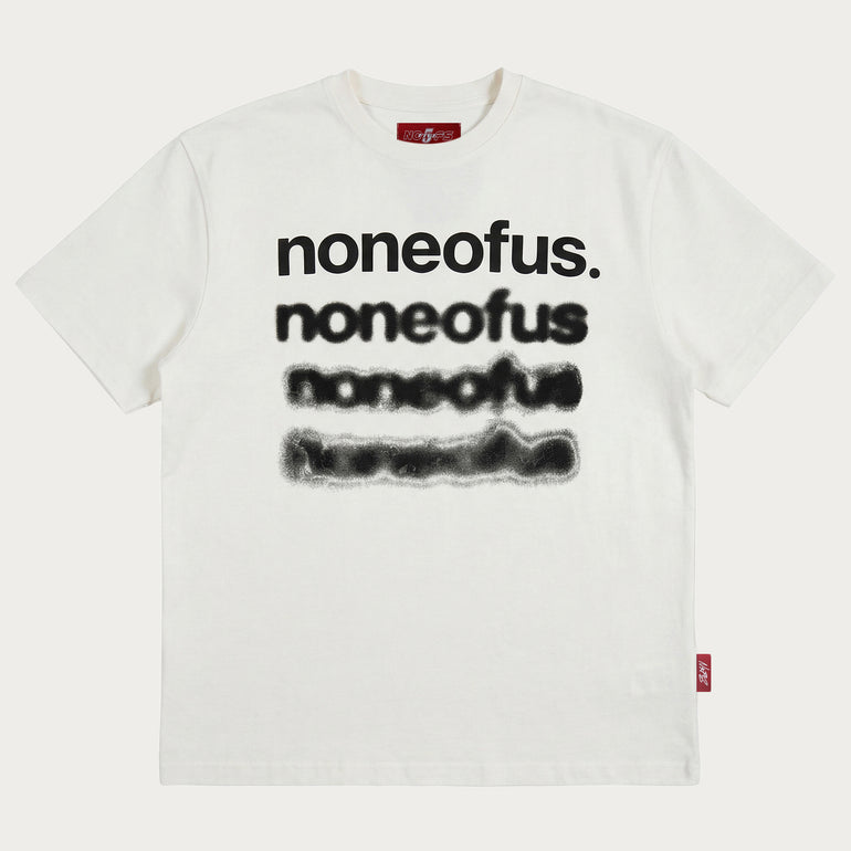 OFFWHITE/BLACK BLURRED TEE