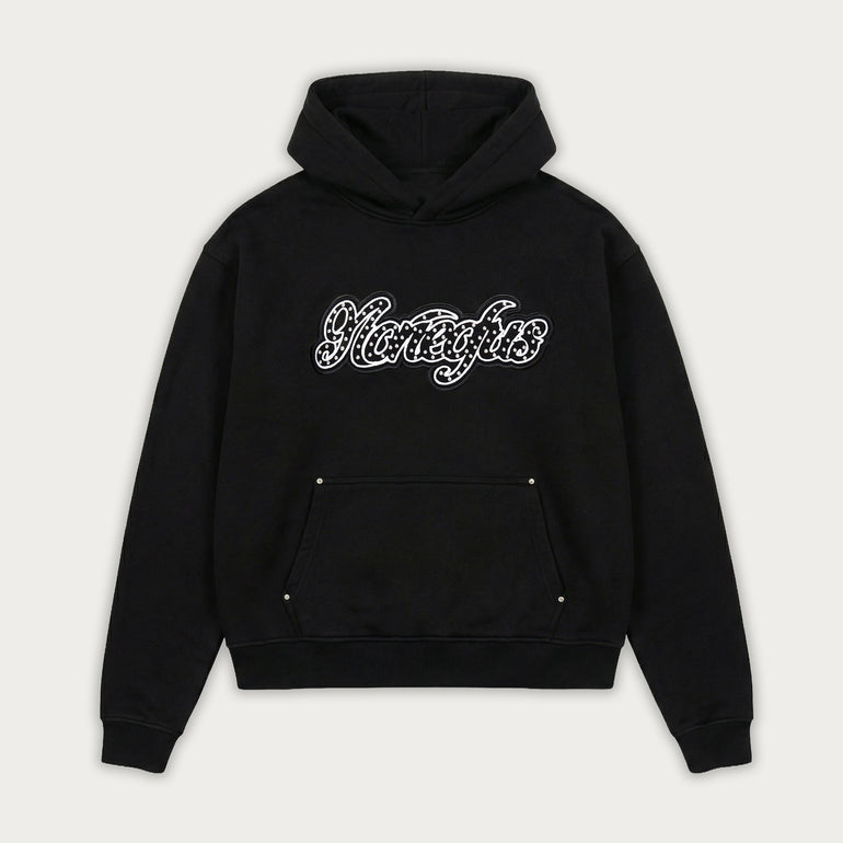 BLACK STUDS HOODIE