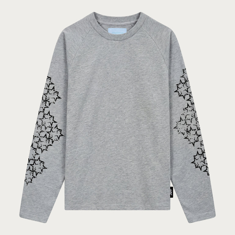 STAR LONGSLEEVE GREY/BLACK