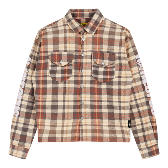 BEIGE NOFS FUGAZI FLANNEL