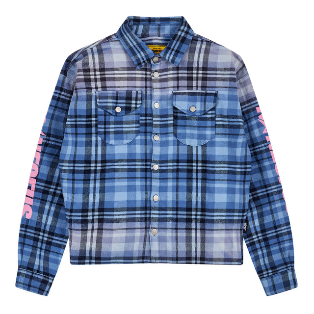 BLUE NOFS FUGAZI FLANNEL