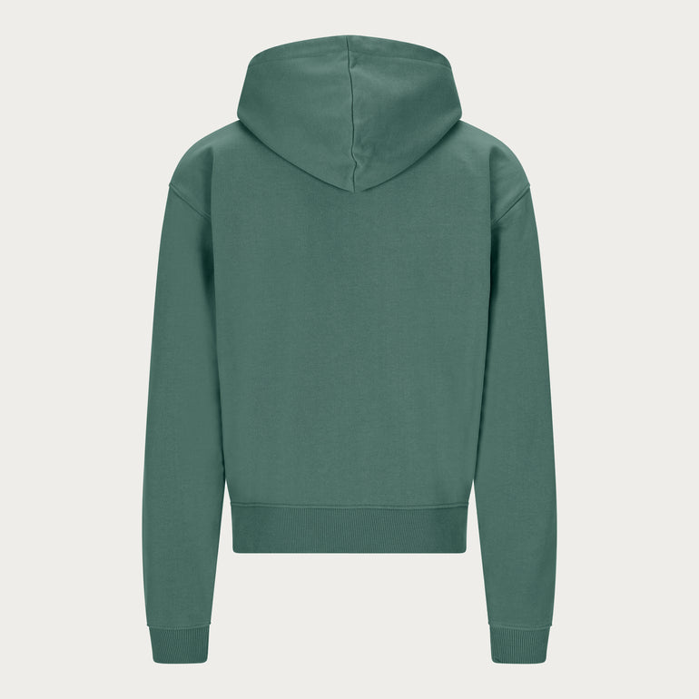 DARK GREEN BASIC HOODIE