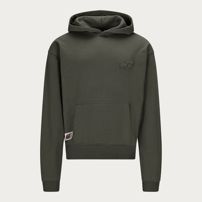 DARK OLIVE BASIC HOODIE