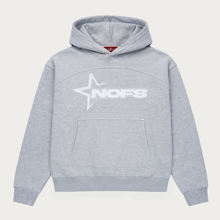 GREY/WHITE OG HOODIE