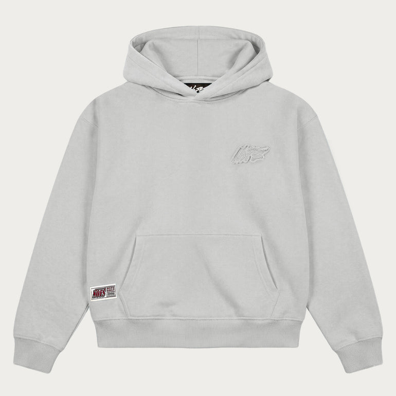 LIGHT GREY BASIC HOODIE