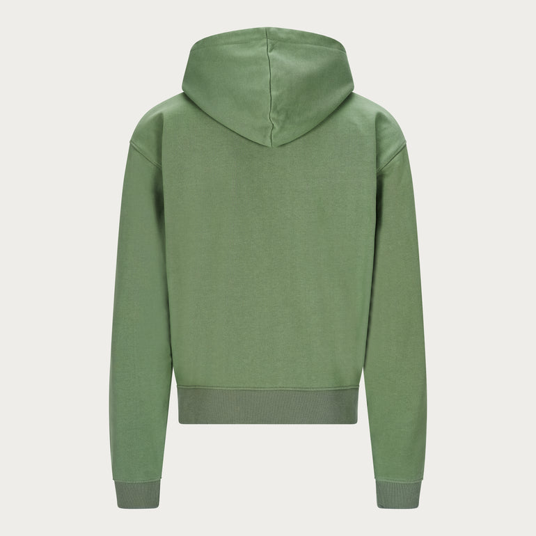 OLIVE BASIC HOODIE