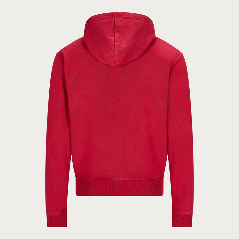 RED BASIC HOODIE