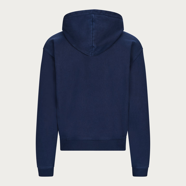 NAVY BASIC HOODIE