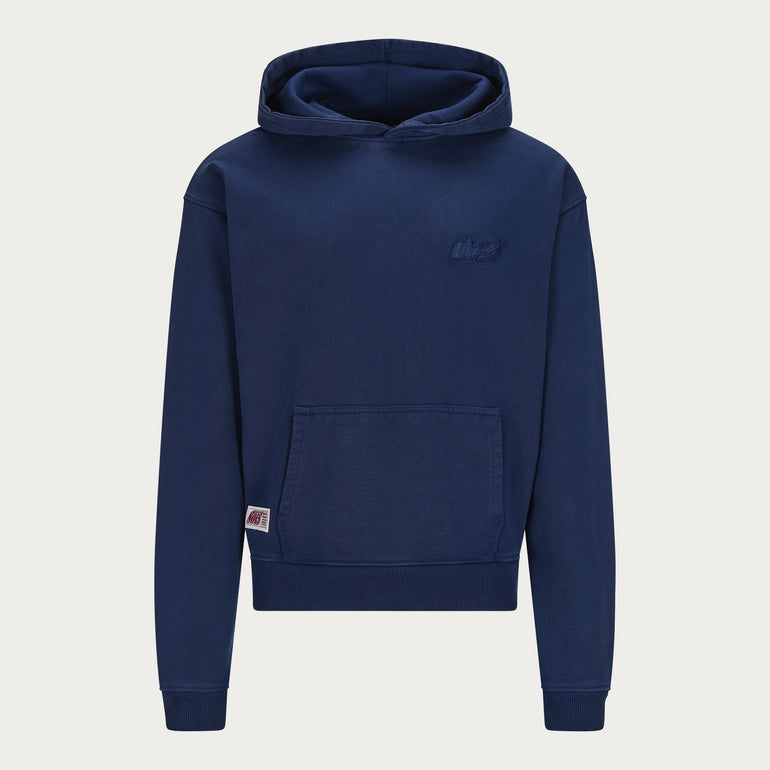 NAVY BASIC HOODIE