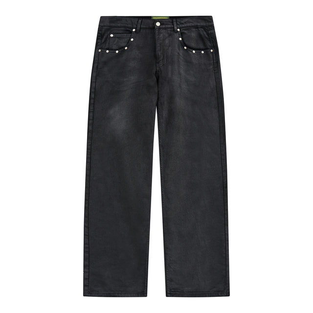 WAXED DENIM BLACK