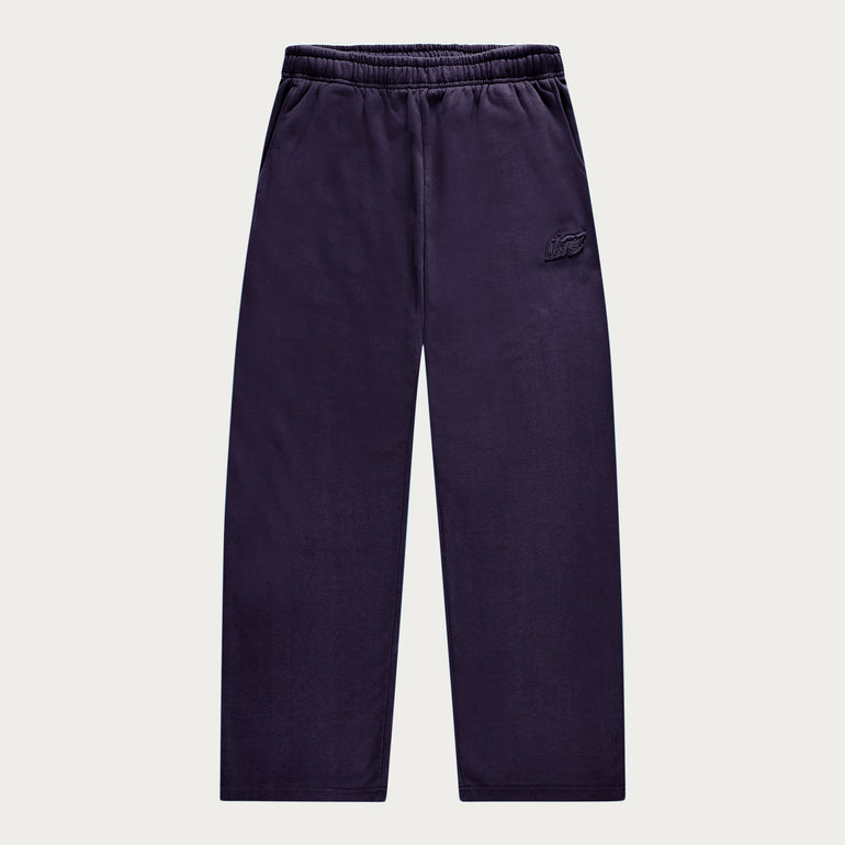DARK PURPLE BASIC OPEN LEG JOGGER
