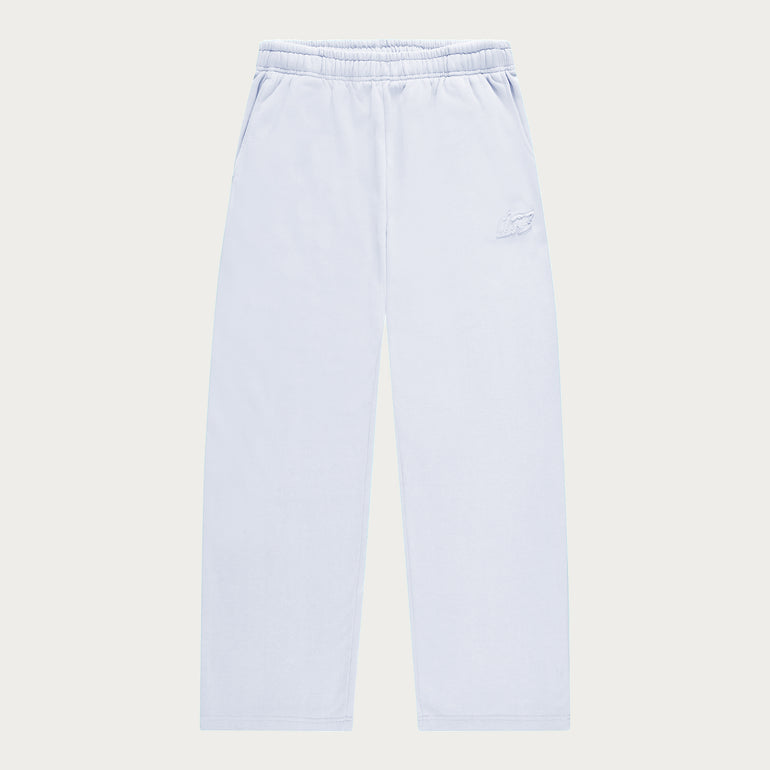 WHITE BASIC OPEN LEG JOGGER