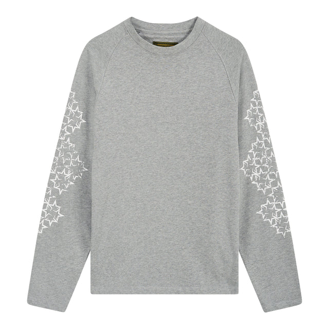 STAR LONGSLEEVE GREY/WHITE