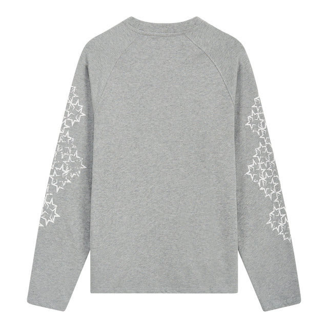 STAR LONGSLEEVE GREY/WHITE