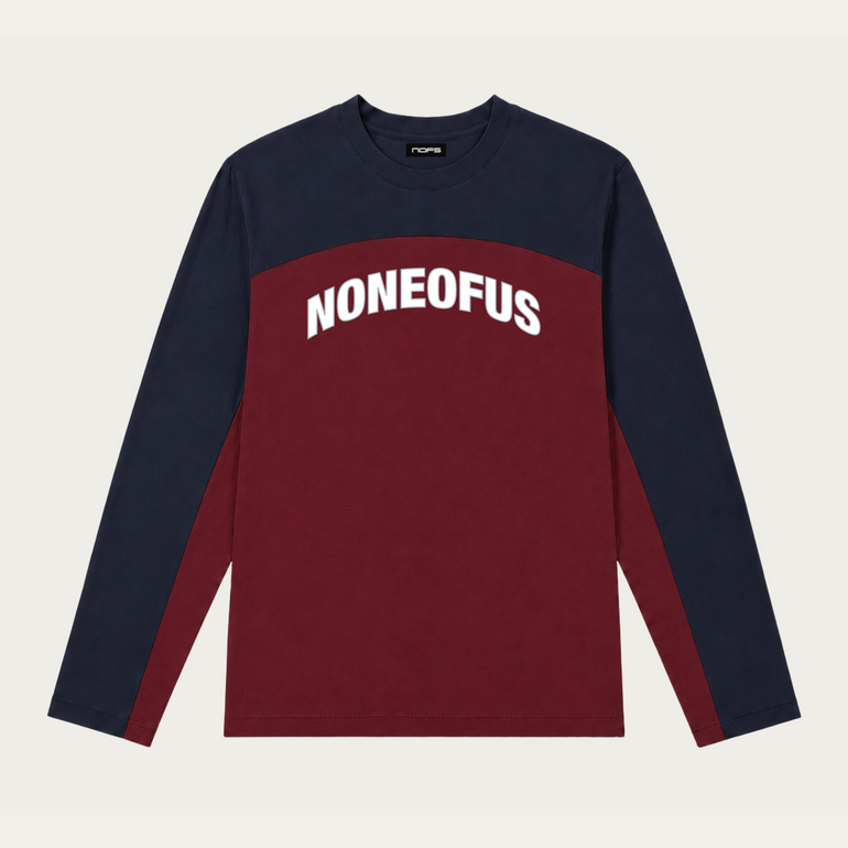 RED/NAVY JACQUE LONGSLEEVE