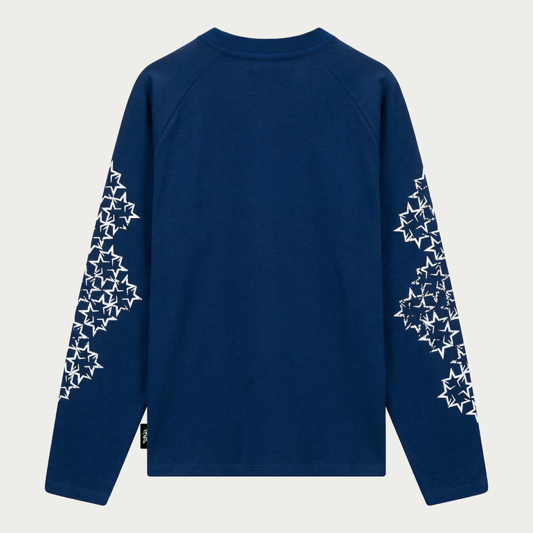 STAR LONGSLEEVE NAVY/WHITE