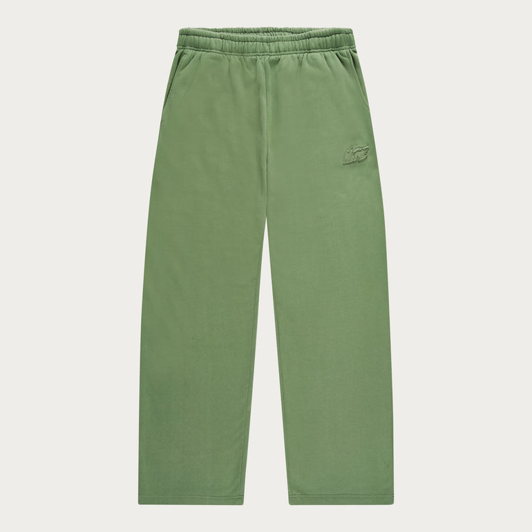 OLIVE BASIC OPEN LEG JOGGER