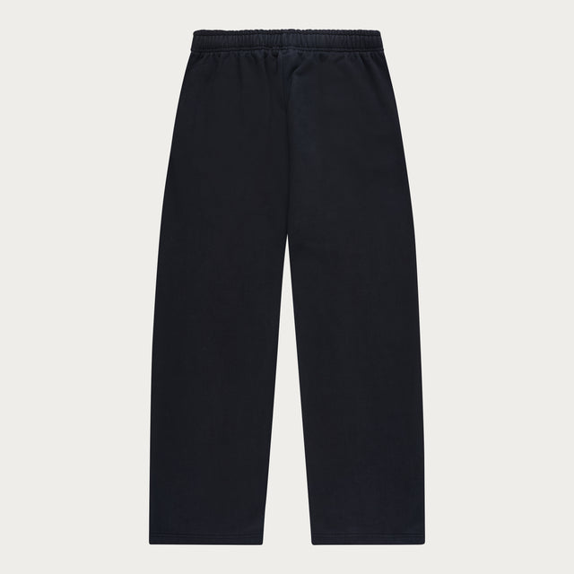 BLACK BASIC OPEN LEG JOGGER