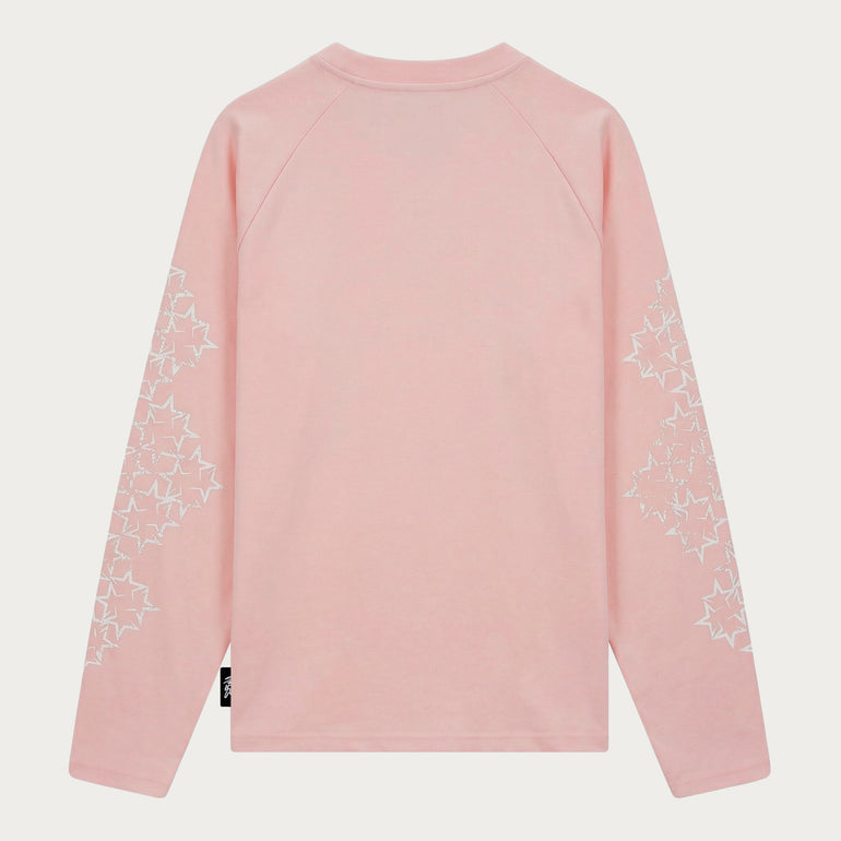 STAR LONGSLEEVE PINK/WHITE