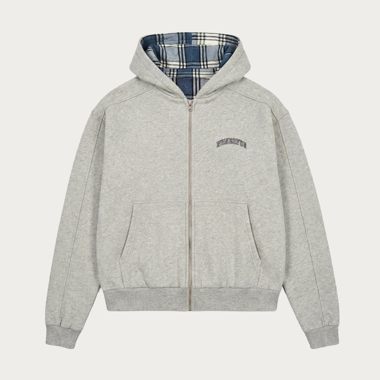 REVERSIBLE FLANNEL ZIPPER