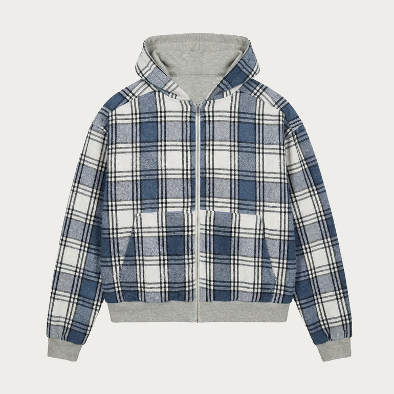 REVERSIBLE FLANNEL ZIPPER