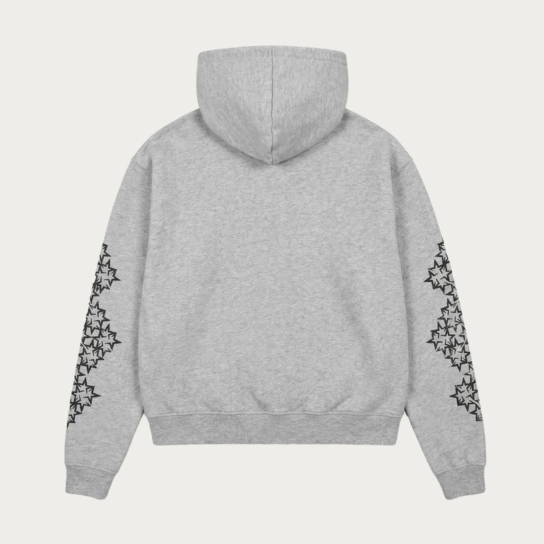 GREY STAR HOODIE