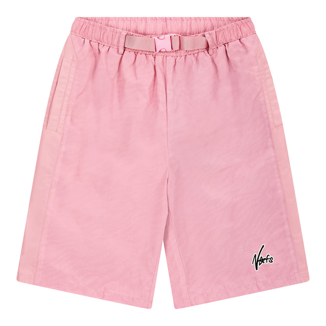 PINK NOFS WINDBREAKER SHORTS
