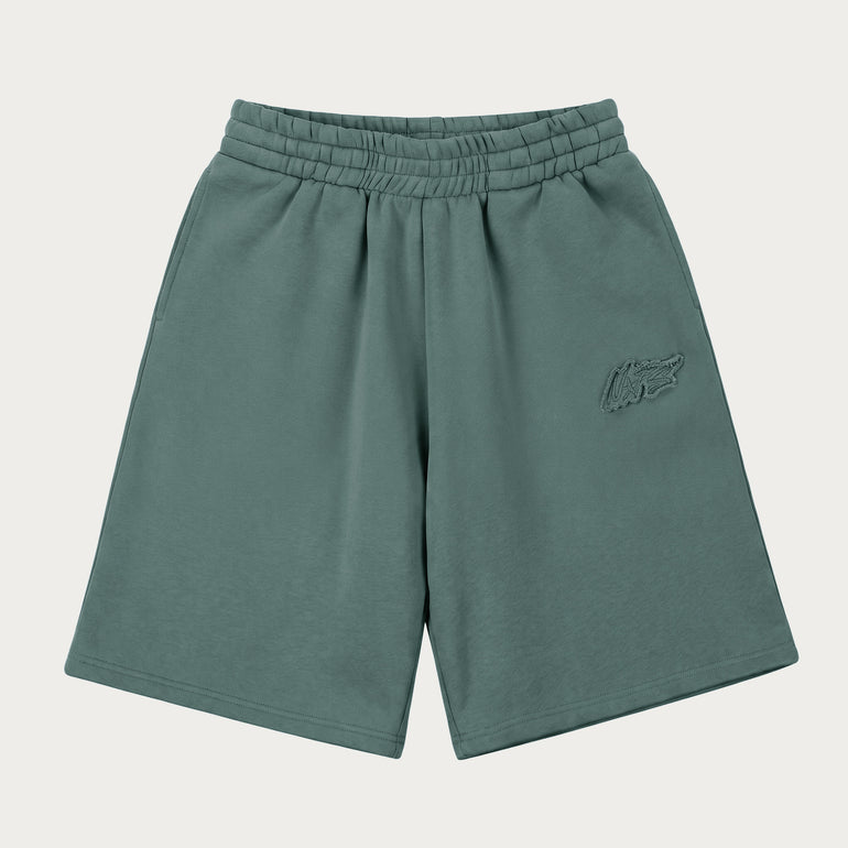 DARK GREEN BASIC SHORTS