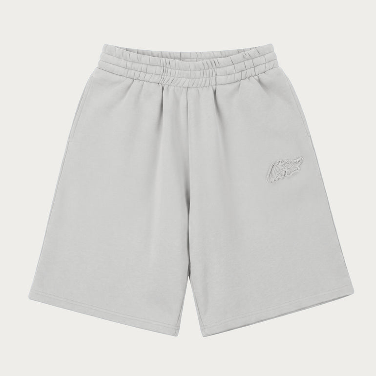 LIGHT GREY BASIC SHORTS