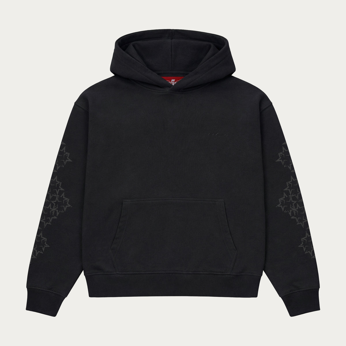 BLACK/DARK GREY STAR HOODIE