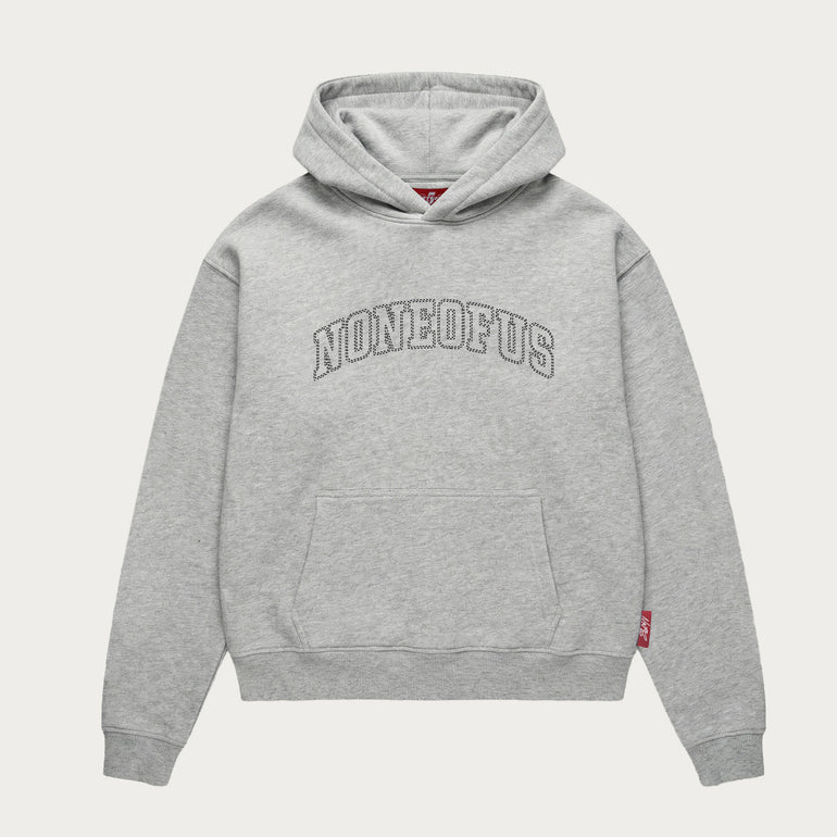 GREY STITCH HOODIE