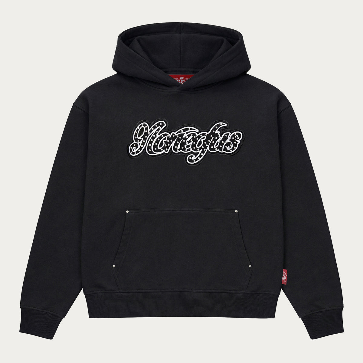 BLACK STUDS HOODIE