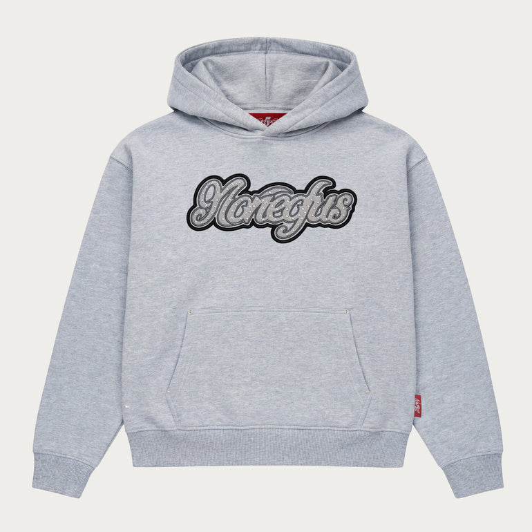 GREY STUDS HOODIE