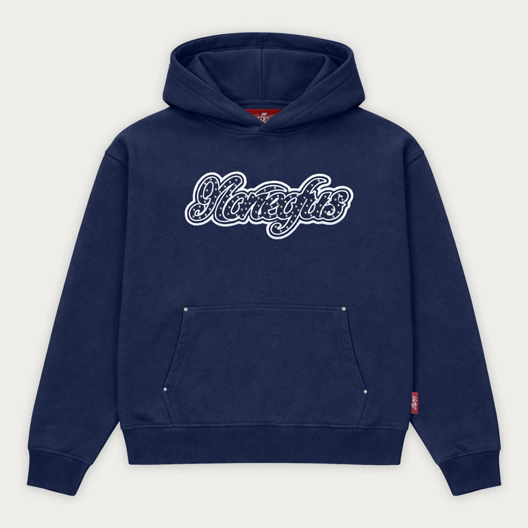 NAVY STUDS HOODIE